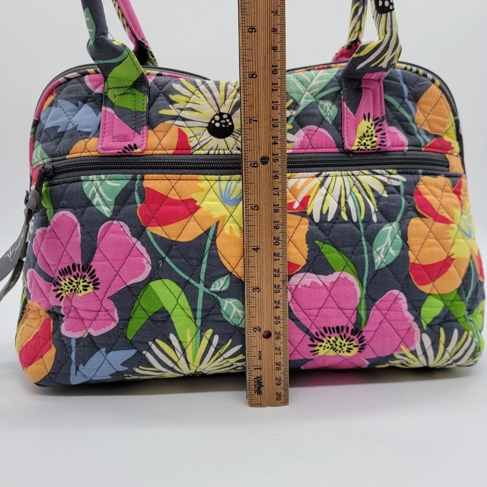 Vera Bradley Purse Shoulder Handbag Jazzy Blooms 12